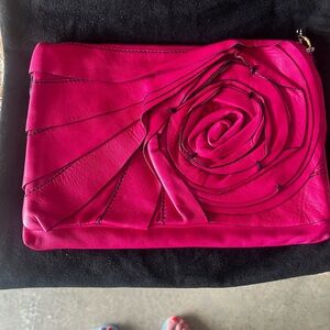Elegant Pink Valentino Clutch Bag